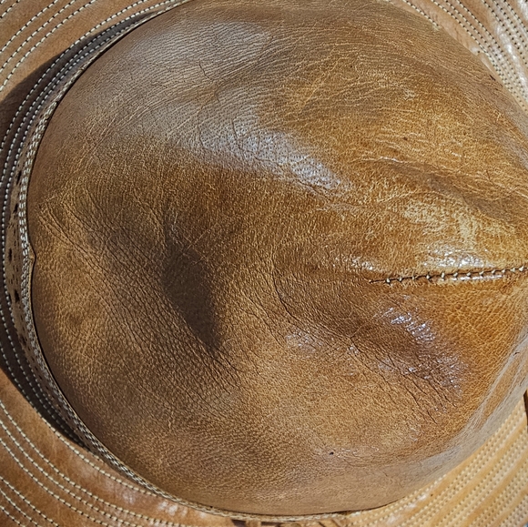 Vintage Leather Children's Hat - Picture 8 of 9